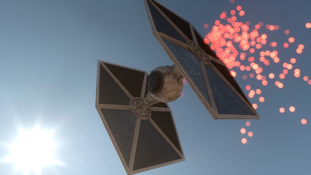 A TIE Fighter in Battlefront.