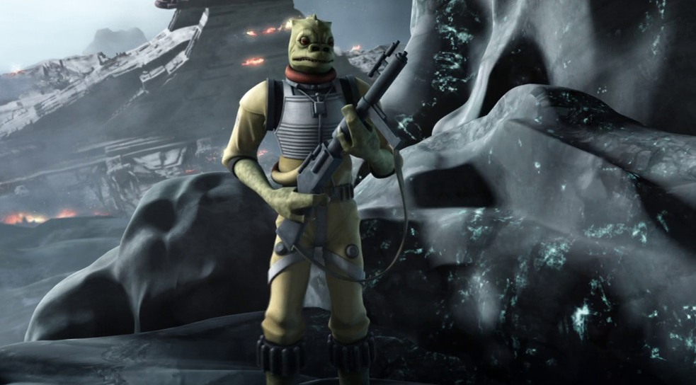 Bossk on the planet Vanqor.