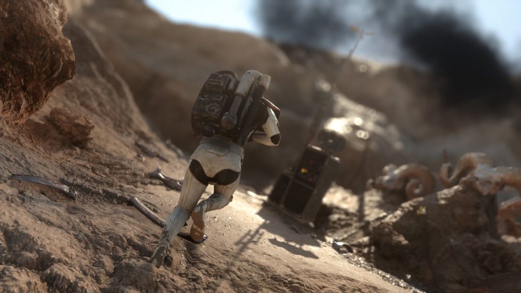 A stormtrooper PTFO.