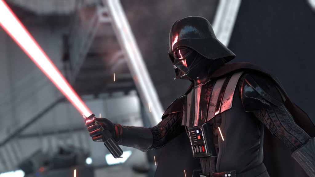 Darth Vader in Battlefront's Skirmish mode.