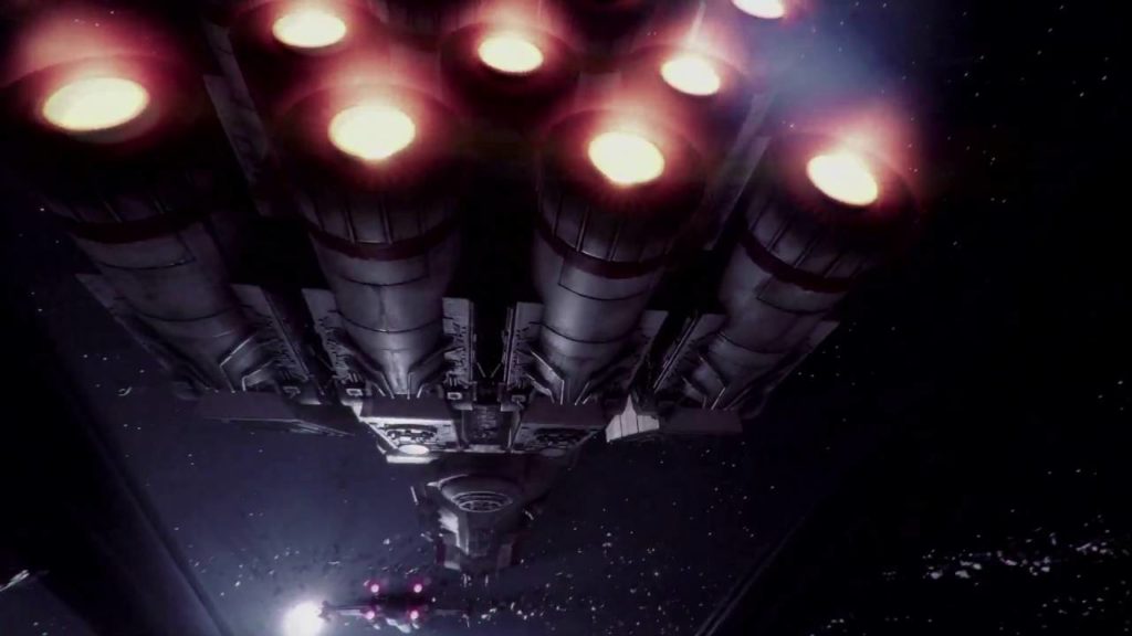 Screenshot of the new Star Wars VR mission