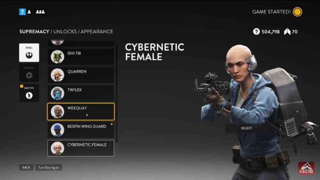 The Cybernetic female.