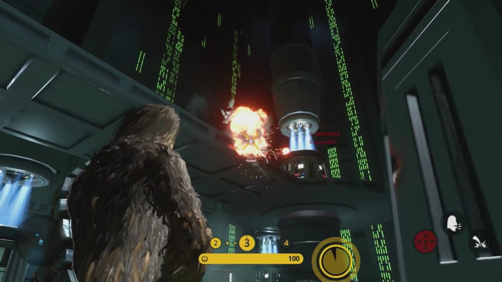 Chewie in the latest Battlefront trailer.