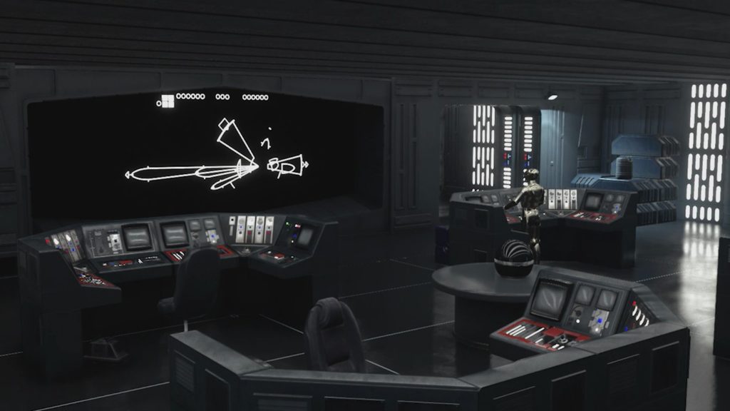Command room in the Death Star on Battlefront.