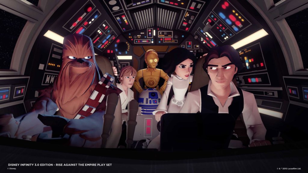 Star Wars characters in Disney Infinity.