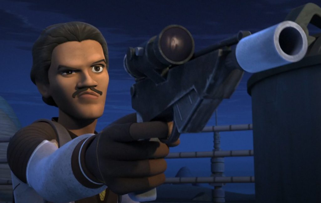 Lando's Night Sniper in Star Wars Rebels.