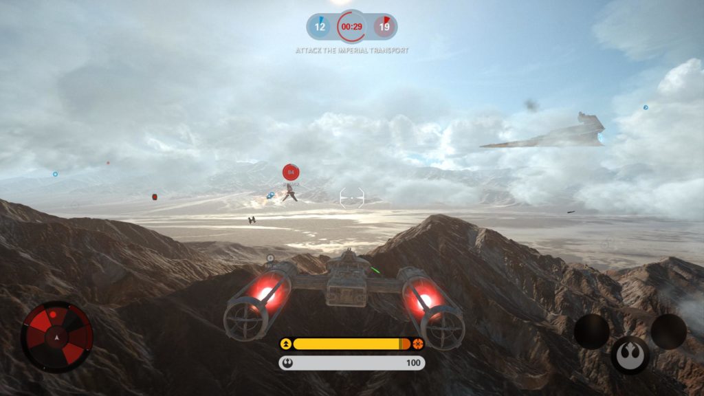 Pilotable Y-Wing in Battlefront.