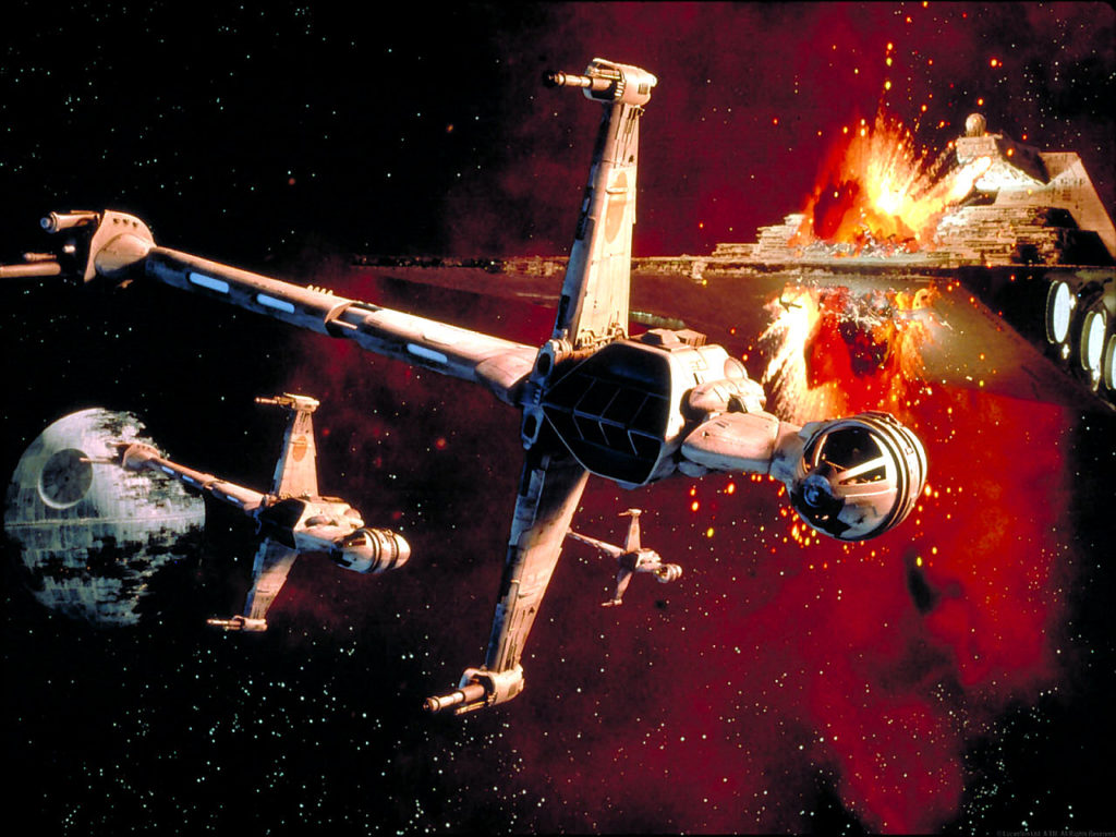 B-Wing in Star Wars.