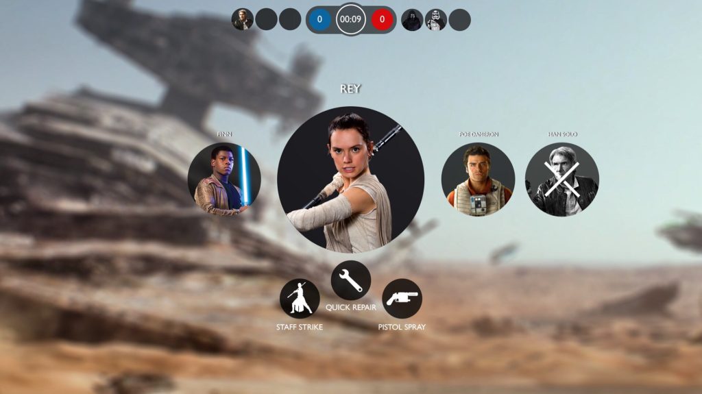 Episode VII heroes mock-up for Battlefront.