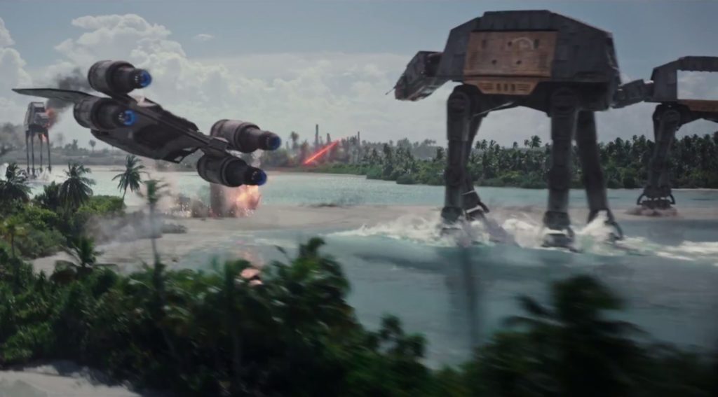 AT-ACTs and a U-Wing on Scarif.