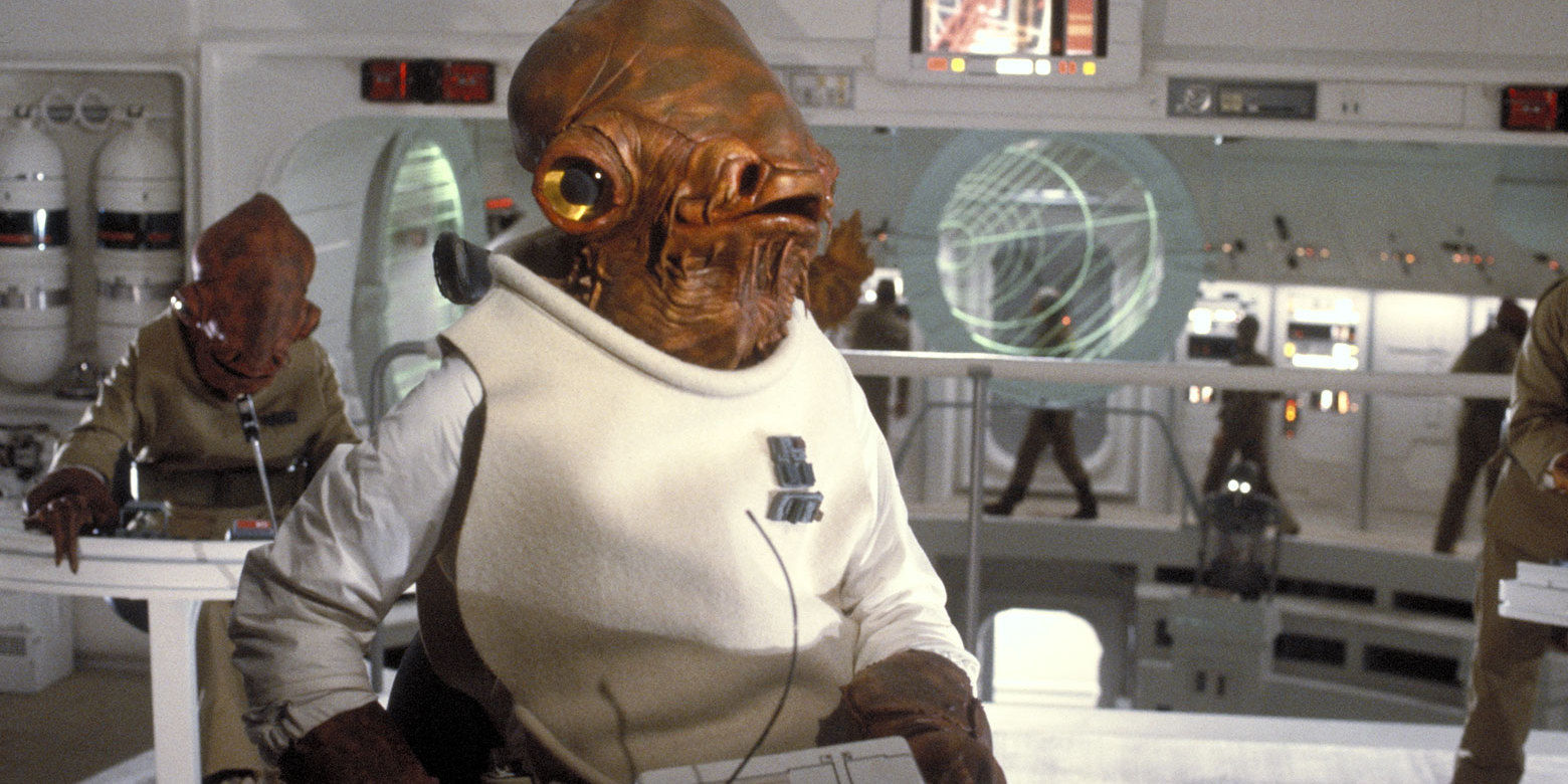 Admiral Ackbar in Star Wars.