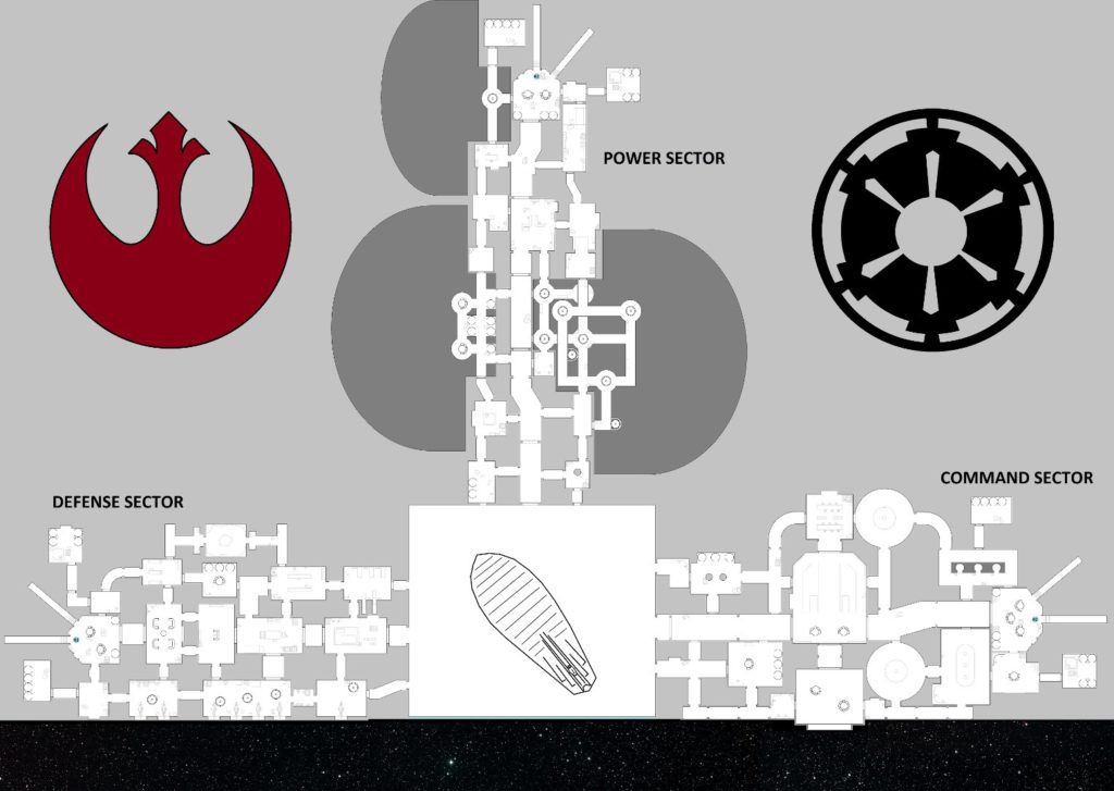 Here S An Awesome Map Of Battlefront S Death Star Interior
