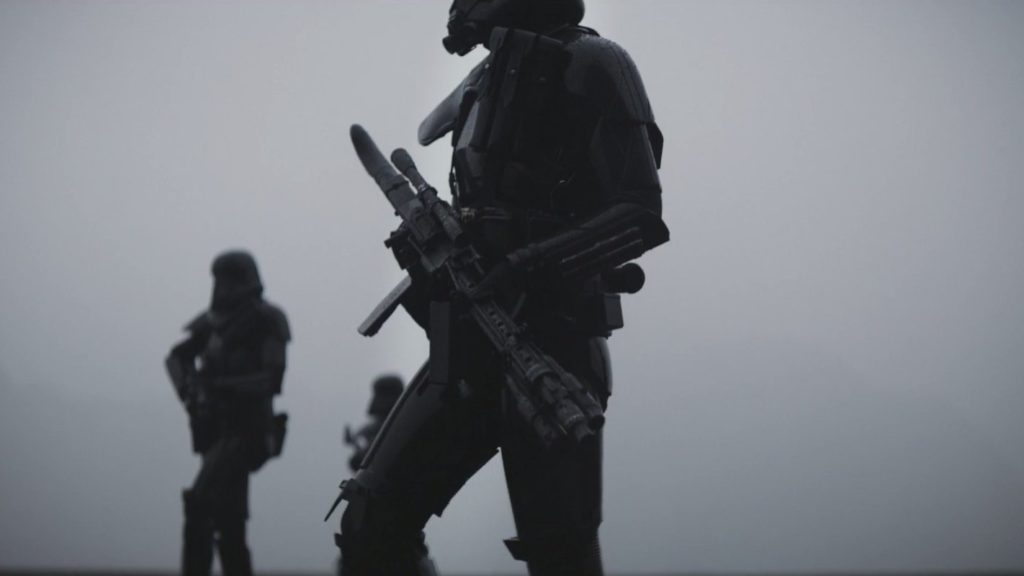 Death Trooper holding an DLT-19 variant.