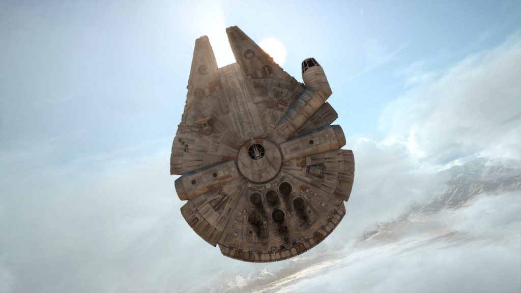 Millennium Falcon in Battlefront.