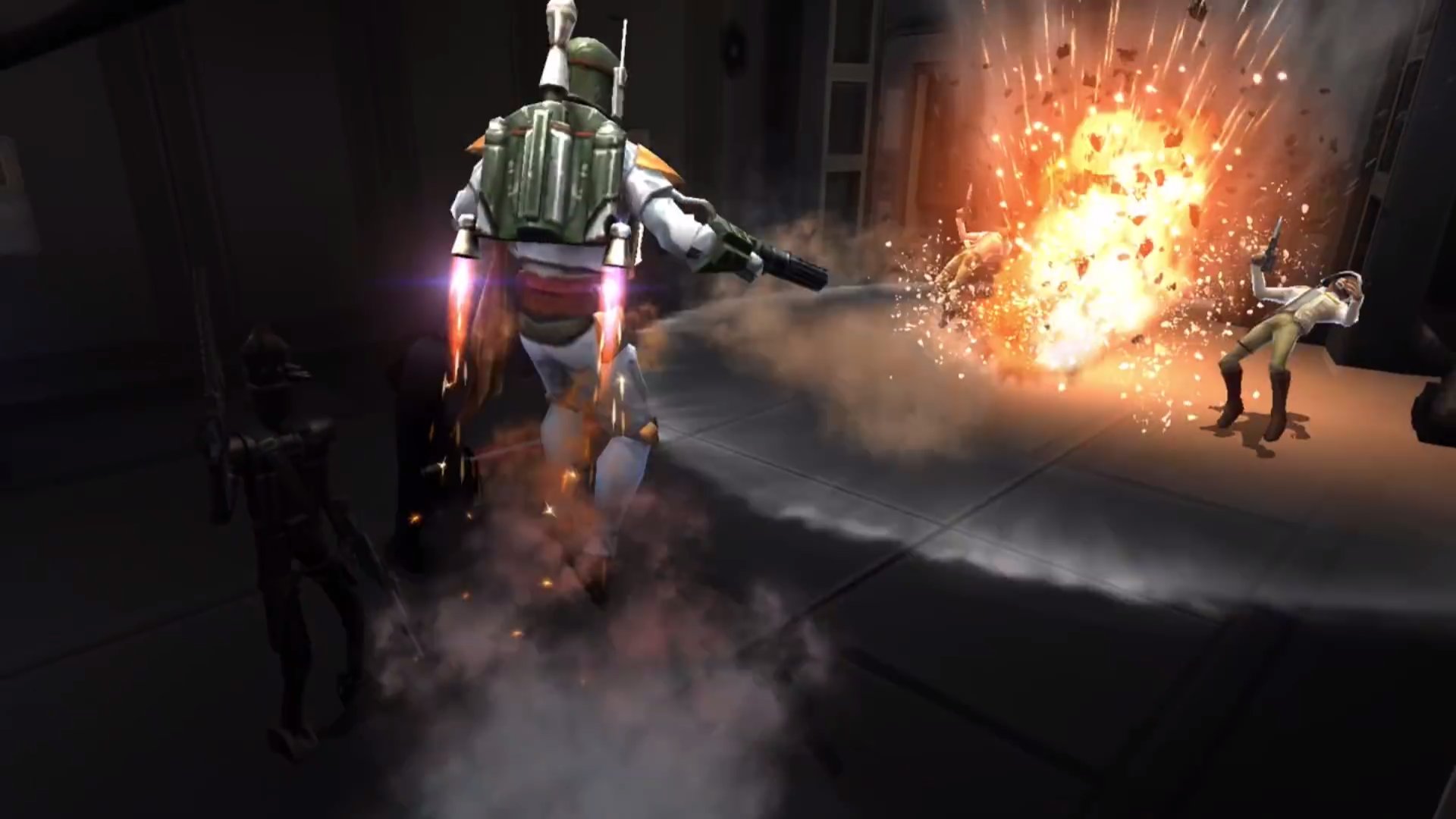 Boba Fett in Galaxy of Heroes.