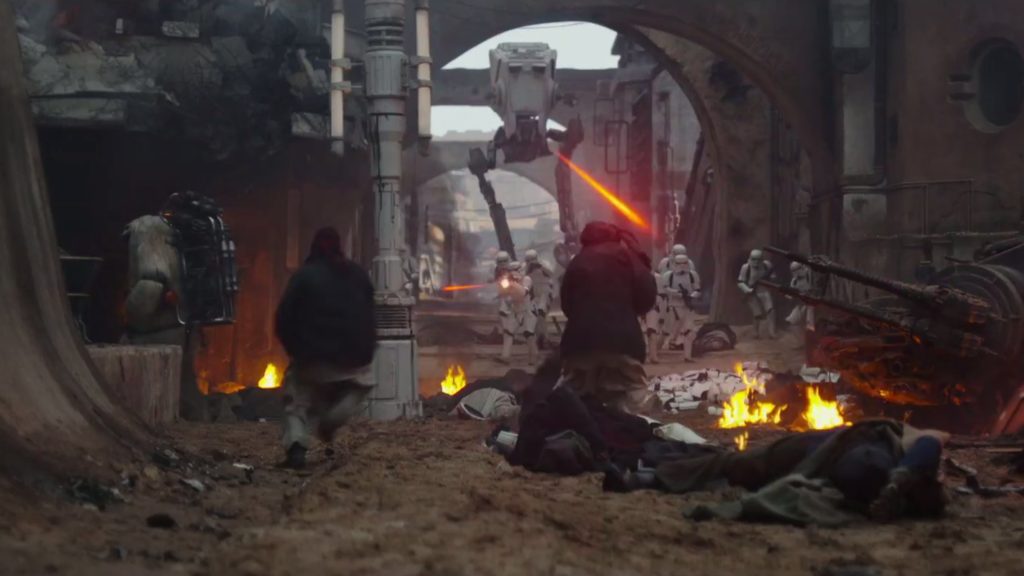 A battle on Jedha.