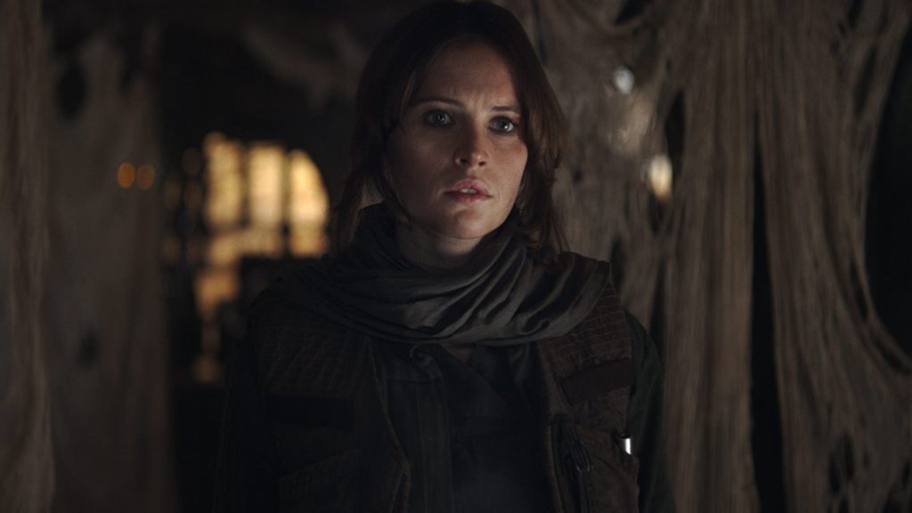 Jyn Erso in Rogue One.