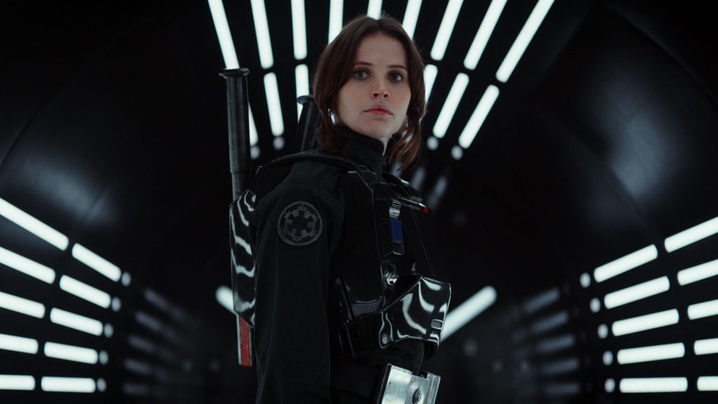 Jyn Erso in Rogue One.