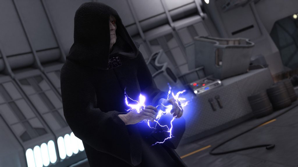 Palpatine in Battlefront.