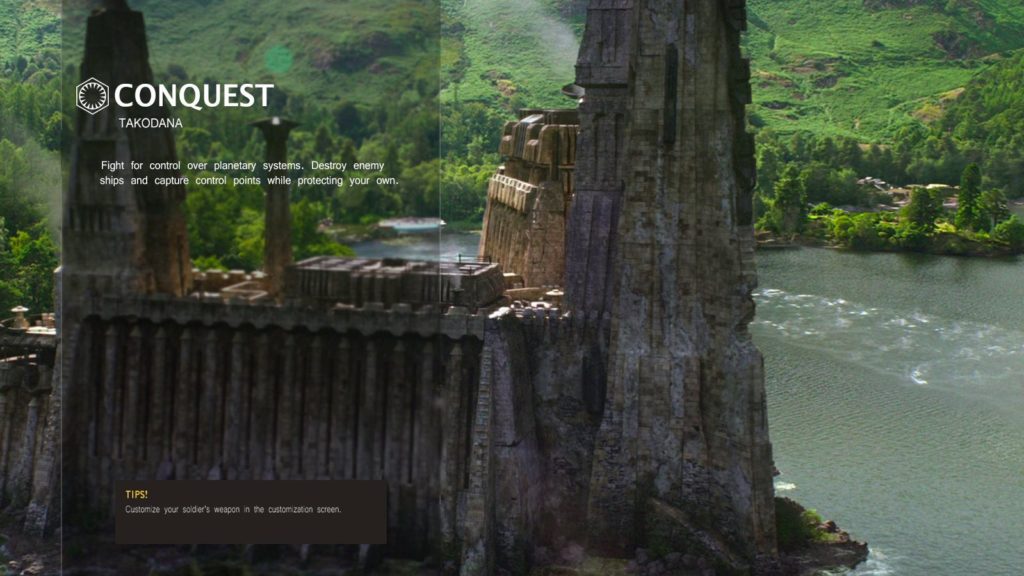 Takodana loading screen mock-up for Battlefront.