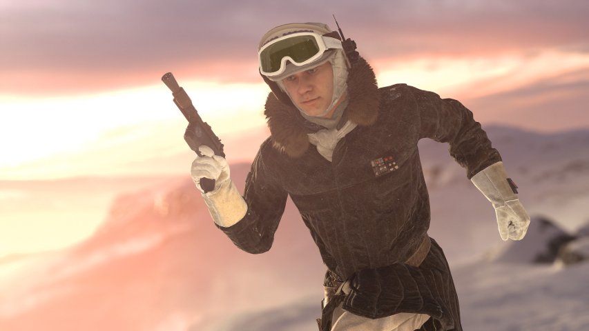 Han Solo on Hoth in Battlefront.