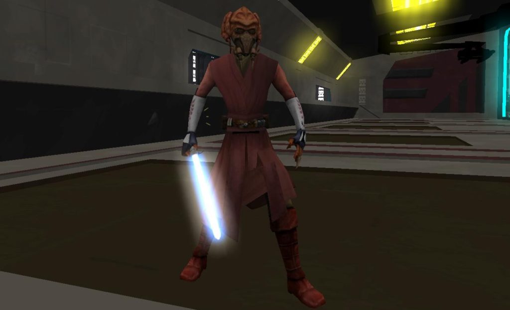 Plo Koon in a The Clone Wars mod for Battlefront II.