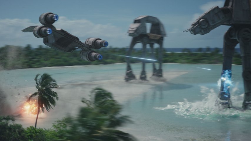 U-Wing on Scarif in Rogue One.