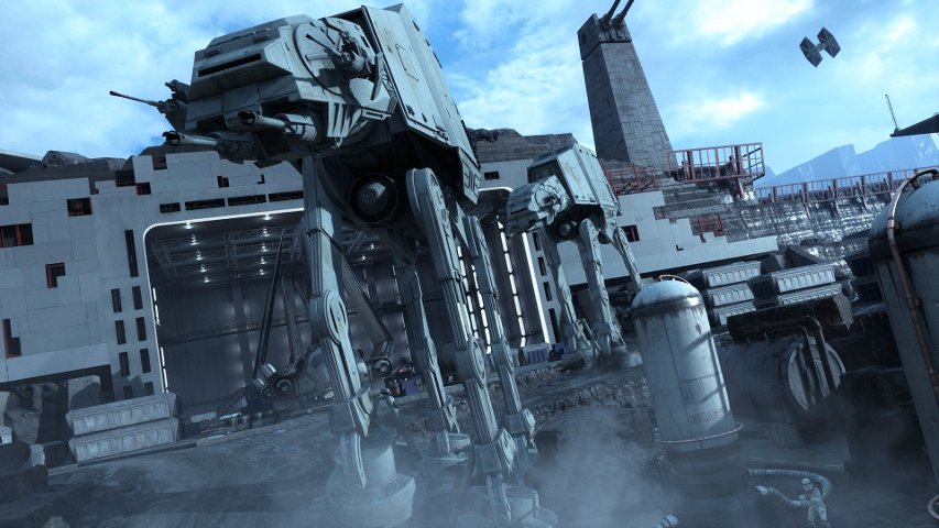 Walkers on Sullust in Battlefront.