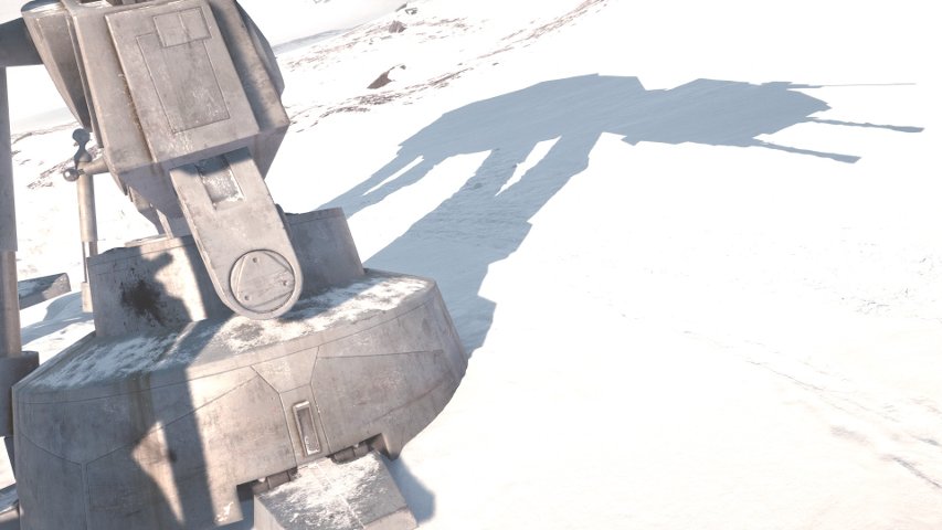 An AT-AT in Battlefront.