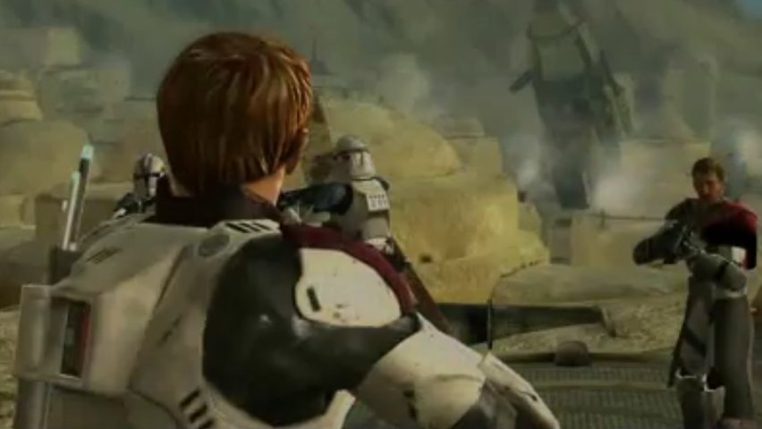 Footage from the cancelled Battlefront 3.