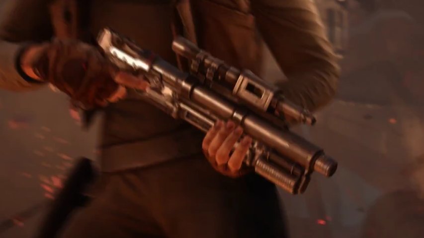 Close-up of Jyn's A180 set into a secondary mode.