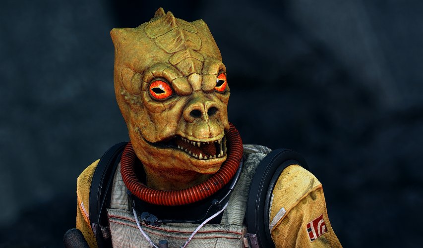 Bossk in Battlefront. Screenshot by Cinematic Captures.