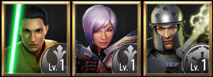 Ezra, Sabine and Kallus in Force Arena.