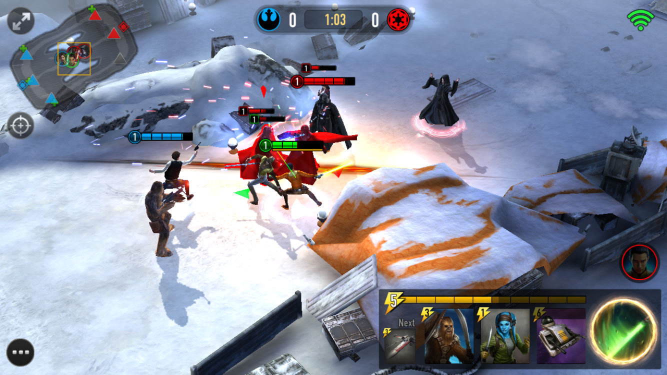 Force Arena sees strong surge on mobile app stores after first week The Star Wars Game Outpost