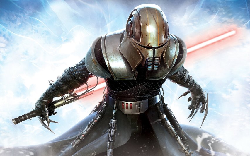 Starkiller in The Force Unleashed promo art.