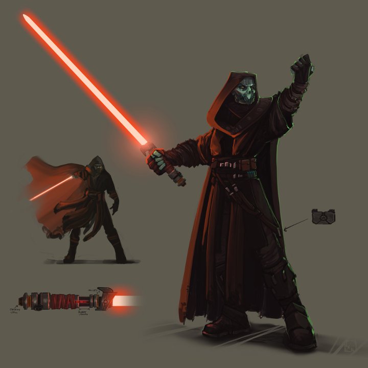 Sith concept art for Star Wars: Redemption.