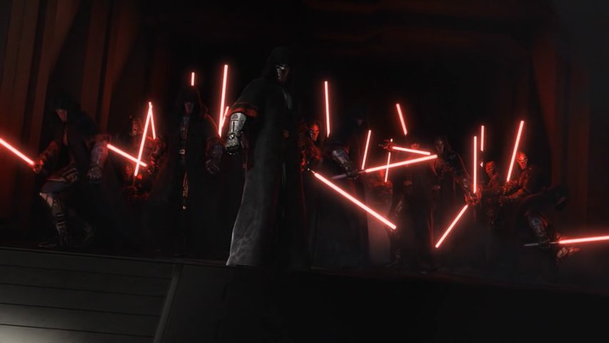 A gaggle of Sith in the SWTOR Deceived trailer.