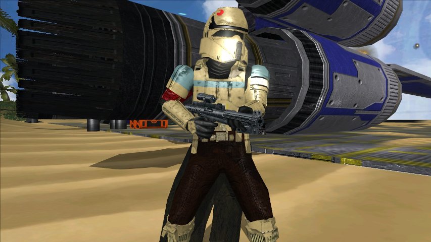 Shoretrooper Captain from a Rogue One Scarif Battlefront II mod.