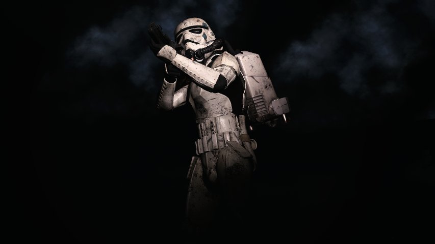 Stormtrooper in Battlefront as taken by Cinematic Captures.