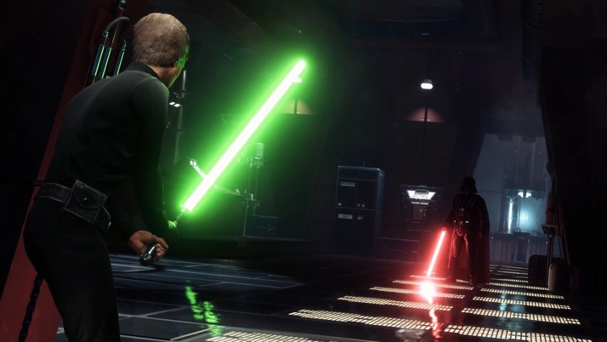 Luke faces Vader in 'Hunted'.