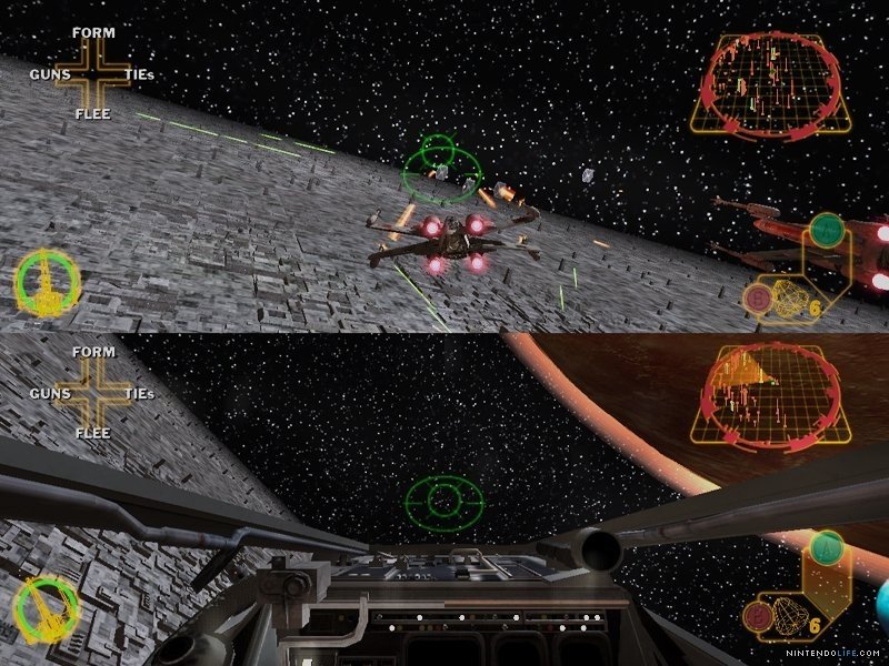 Screenshot from Rogue Squadron III: Rebel Strike.