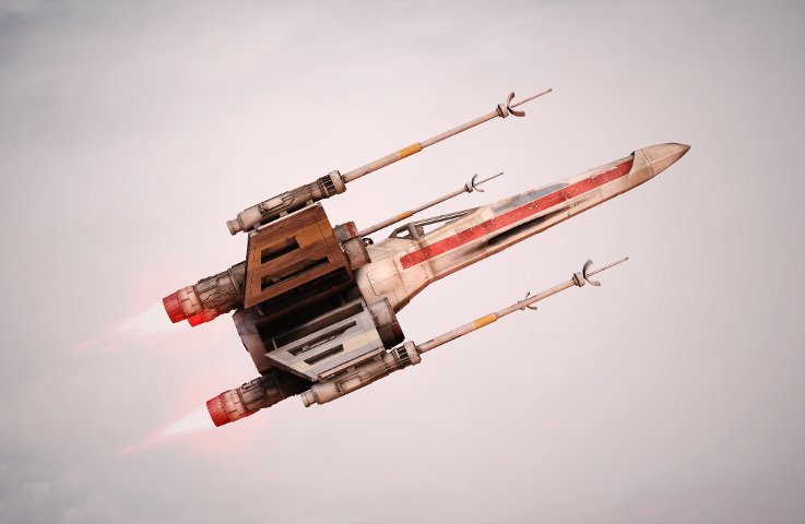 X-Wing in Battlefront as taken by Cinematic Captures.