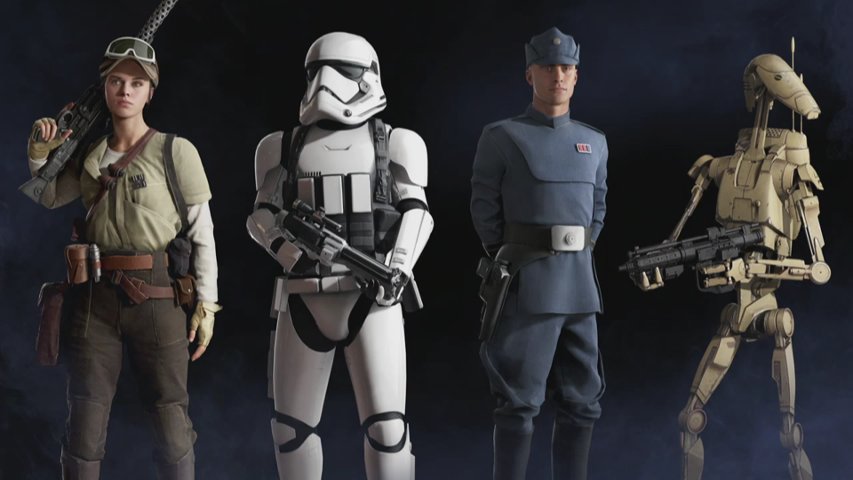 Example Battlefront II classes.