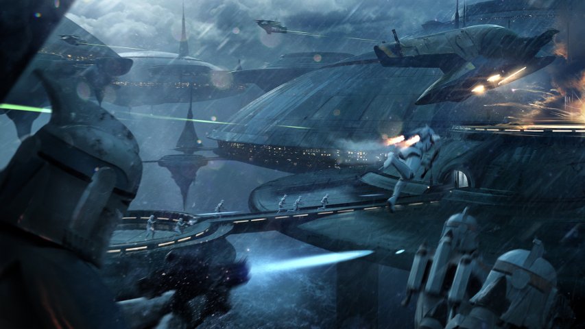 Concept art of Kamino.