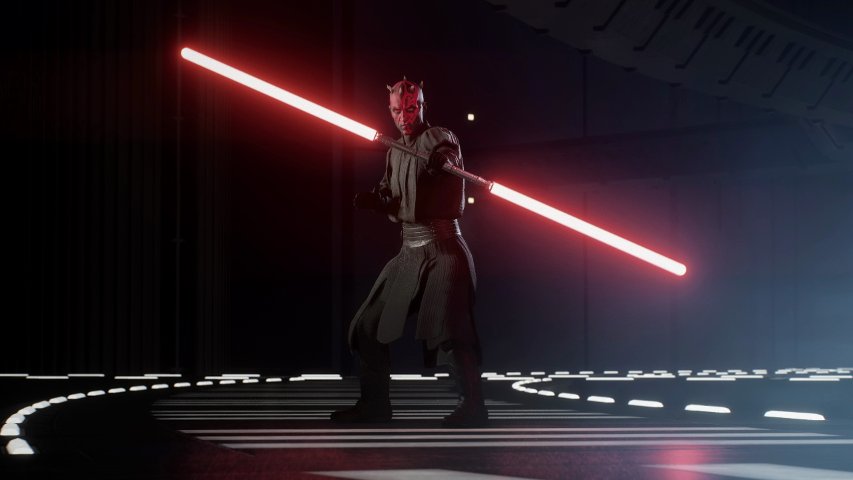 Darth Maul in the Battlefront II trailer.