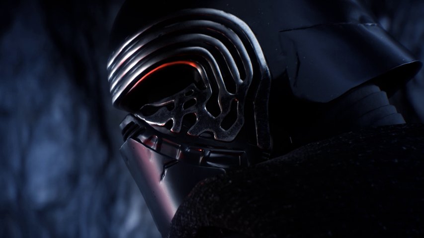 Kylo Ren in the Battlefront II trailer.