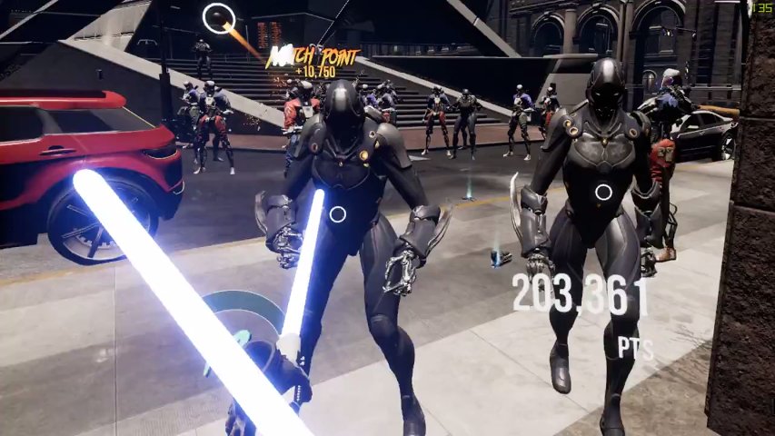 WIP shot of the Star Wars VR Robo Recall mod.