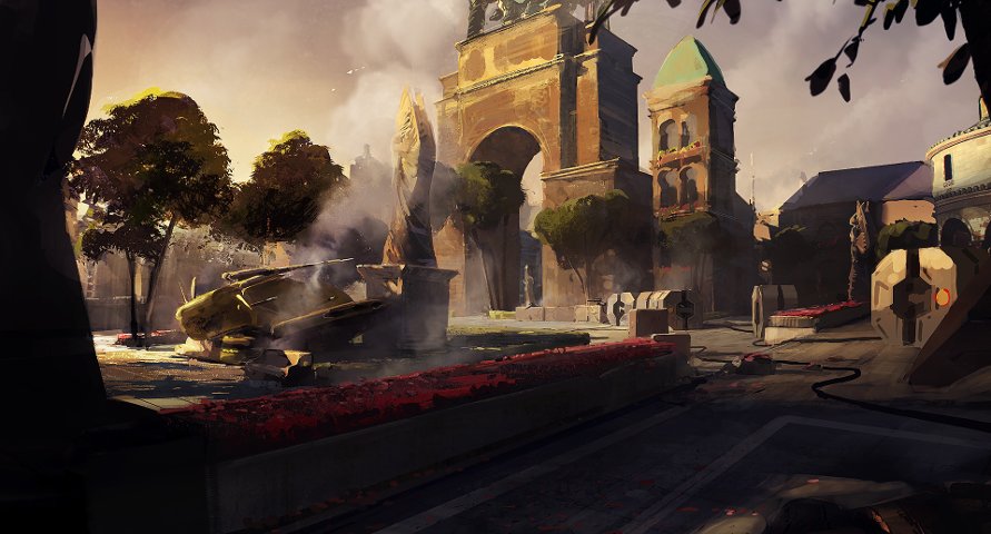 Concept art of Theed.