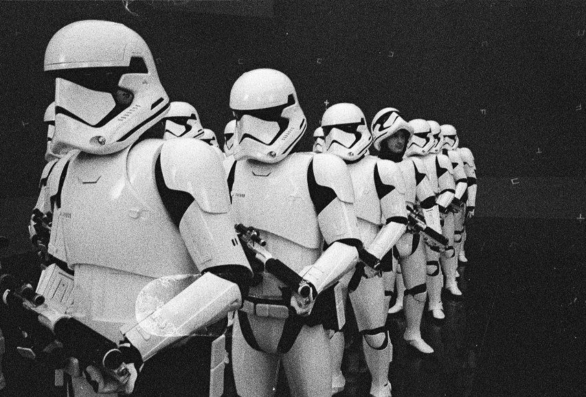 Stormtroopers in The Last Jedi.