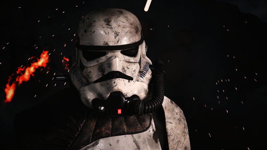 A stormtrooper in Battlefront. Image by Cinematic Captures.